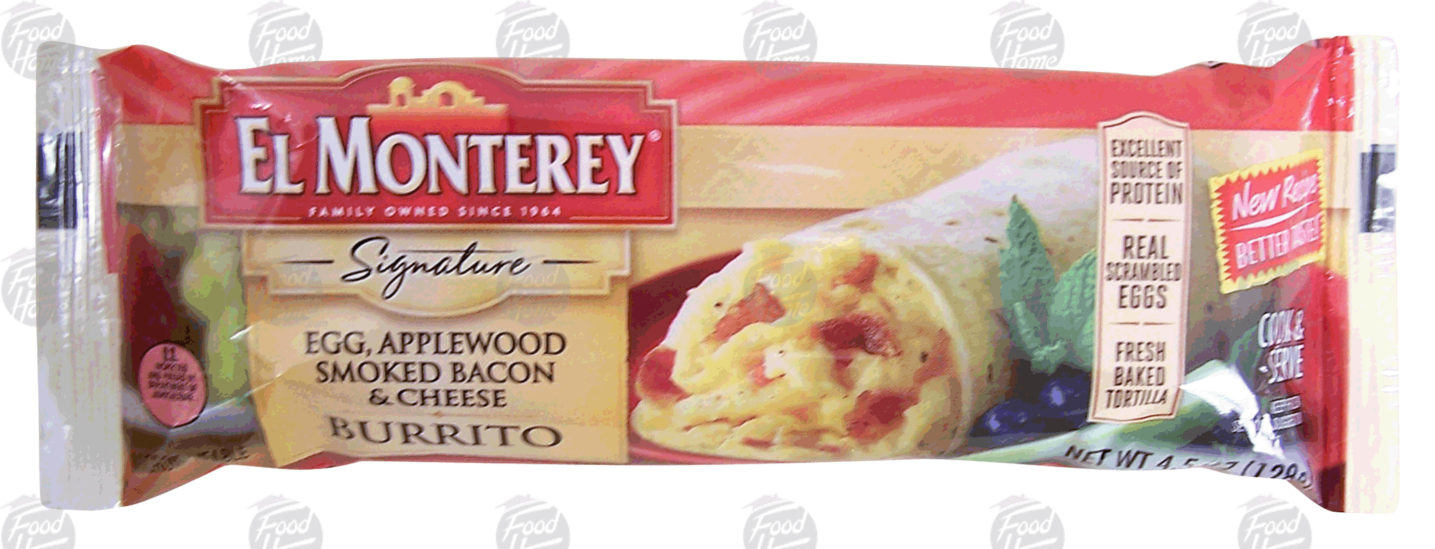 El Monterey Signature egg, applewood smoked bacon & cheese burrito Full-Size Picture